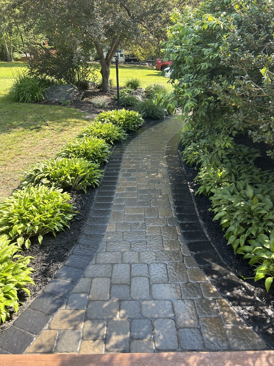 Paver entry