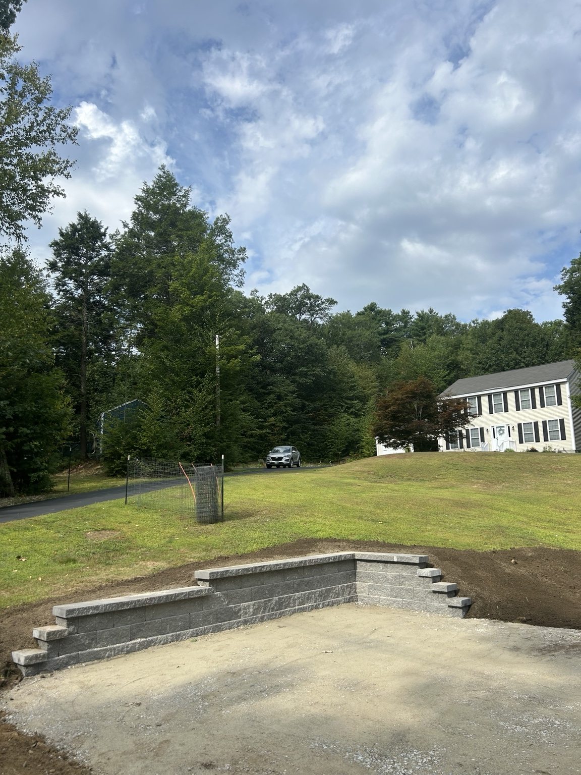 Granite stairs