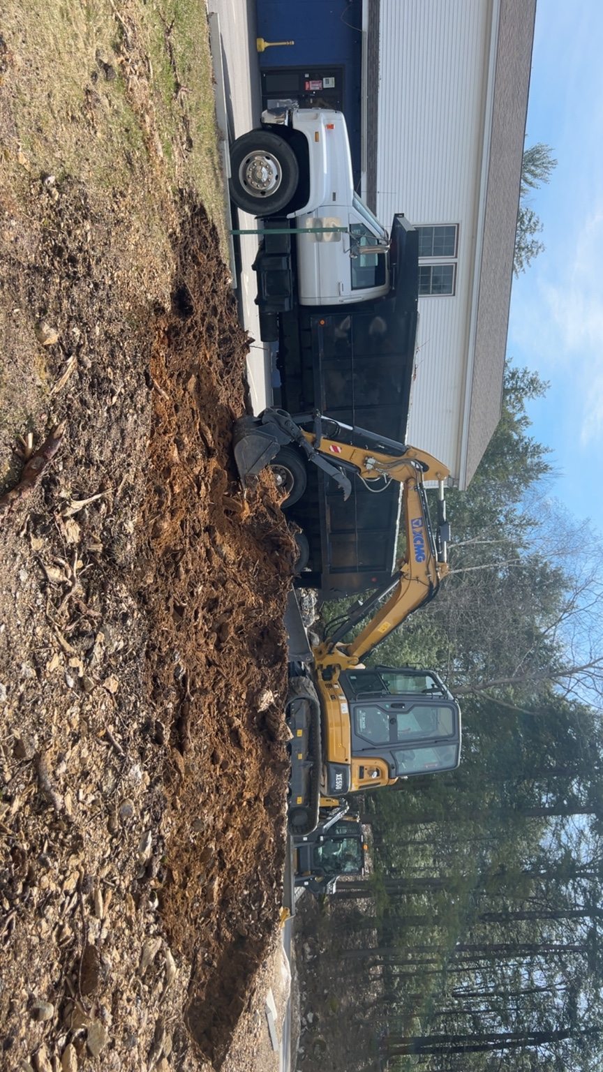 Excavation and material hauling